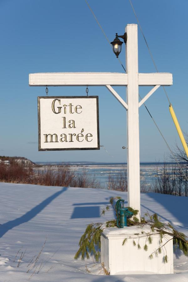 Gite La Maree Portneuf Sur Mer Buitenkant foto